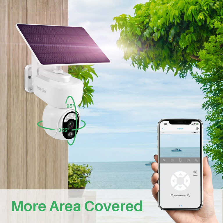 WiFi Solar & Battery Security Camera-KT3